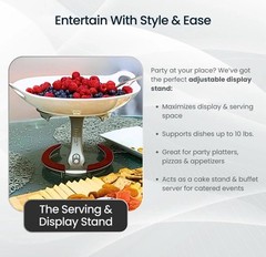 Trivae 4-in-1 Multi-Functional Lid Holder & Pot Stand – Flame Red Kitchen Trivet