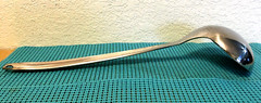 18/8 Stainless Steel LONG Sturdy LADLE 13″, Hangable (China)