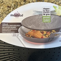 13.5” Splatter Screen for Frying Pan Grease Splatter Guard Heat-Resistant Shield