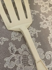 Vintage Unbranded Nylon Plastic Spatula Turner Flipper 11.5” Lightweight
