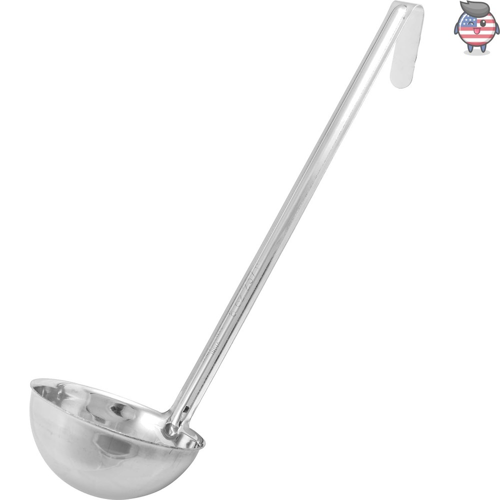 Dishwasher Safe 8-Ounce Stainless Steel Ladle – Perfect for Buffets and Events