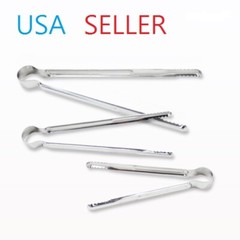 Korean BBQ Stainless Steel Tongs Light Weight BBQ Seafood Bread Multi Purpose