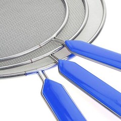 3 Pack Stainless Steel Splatter Screen Fine Mesh Grease Guard for Frying Pan