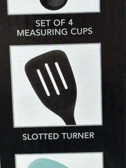 NEW KitchenAid 16 Piece Tool and Gadget Set Black Utensils Measuring Cups KO459