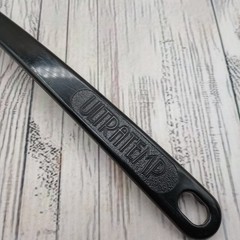 Vintage Ultratemp Black Round Slotted Holes Serving Spoon 2118 Robinson Knife