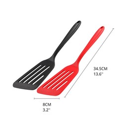 Egg Fish Frying Pan Spatula Silicone Turner Scoop Kitchen Tools Cooking Utensils