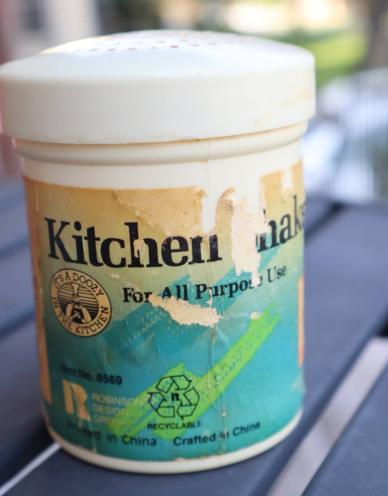 Vintage Kitchen Shaker By Robinson Design Group, Crafted in China,Its a Doozy