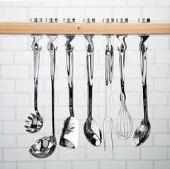 All-Clad Cook & Serve Stainless Steel Slotted Spoon, 10 inch, Silver 4 Pack
