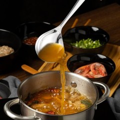 Small Stainless Steel Gravy Soup Ladle Serving Spoons Silver 8.2 In 10 PCS