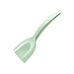1pc 2-in-1 Grip & Flip Spatula Tongs: Non-Stick Nylon Egg Pancake Turner – NEW