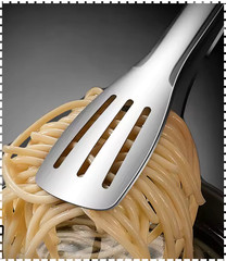 Stainless Steel Steak Clamp Food Bread Meat BBQ Clip Tongs Kitchen Cooking Tool