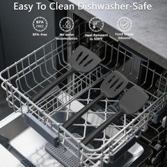NEW 14PCS Silicone Kitchen Utensil Set Heat Resistant BPA-Free Dishwasher Safe B