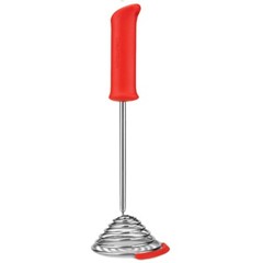 Dreamfarm Smood Potato Masher Stainless Steel Red Handle Press N Mash NEW