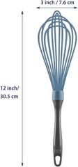 Dishwasher Safe Whisk, Professional Whisks, Stainless Steel & Silicone Wisk, Pla