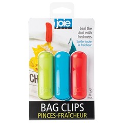 Joie 26569 Plastic Assorted Wipe Clean Reusable Bag Clips 3 in.