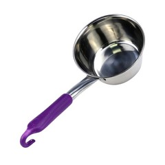 Stainless Steel Soup Ladle with Hook – Round Handle Water Dipper for Kitchen,…