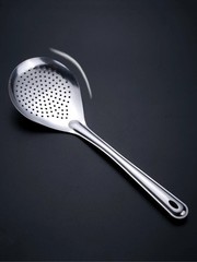 1pc Heavy-duty Stainless Skimmer – Frying & Cooking Strainer Spoon for Kitchen