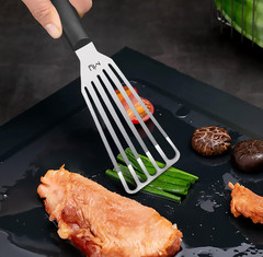 MIU Fish Spatula Stainless Steel Flexible Polished Metal Corrosion Resistant …