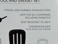 NEW KitchenAid 16 Piece Tool and Gadget Set Black Utensils Measuring Cups KO459