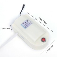 Electric Double Pump Gun Meat Saline Syringe Meat Processor Injector 10 Needles