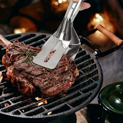 Steak Clamps, 3-in-1 Cooking Tong, Double Sided Spatula, 10 inch Multifunctio…