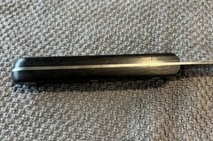 Meat Fork 10.5” Plastic Wood Handle Stainless Steel Japan Contour Handle