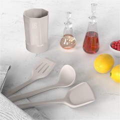 Silicone Cooking Utensils Set Heat Resistant 446°F Kitchen Tools BPA Free Dis…