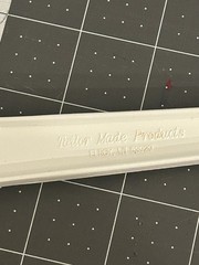 Vintage Tailor Made 2 Slot Spatula Turner Flipper Nylon Plastic White Taylor