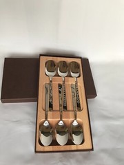 Roger Orfevre Le Thiers Polished Stainless Steel 6-Piece, Spoon Set