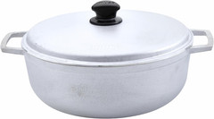 GAU-80508 Jumbo Traditional Natural Caldero for Cooking and Serving, 18 Quart, S