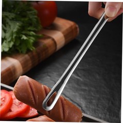 2× 11 Inches Kitchen Tongs Korean BBQ Tweezers for Cooking Stainless Steel USA
