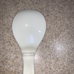 Rice Serving Paddle Ivory Color Unbranded