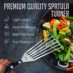 MIU Fish Spatula Stainless Steel Flexible Polished Metal Corrosion Resistant …