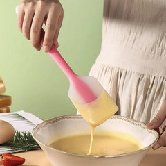 1pc Silicone Cake Scraper Non-Stick Cream Spatula Pastry Baking Tool – NEW