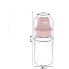 For Baking BBQ Liquid Gadgets Portable Oil Bottle with Brush Silicone Barbecue