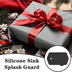 2 Pcs Silicone Faucet Mat Universal Kitchen Sink Splash Guard, Faucet Drainin…