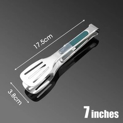 Stainless Steel Steak Clamp Food Bread Meat Clip Tongs BBQ Kitchen Cooking Tools
