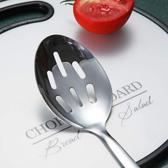 Stainless Steel Slotted and Basting Spoon, Heat Resistant, Non-Stick, Dishwasher