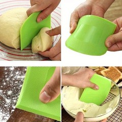 Plastic Dough Scraper Flexible Bowl Scraper Pastry Cutter Bread Baking Tool