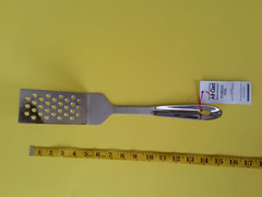 NWT) ALL CLAD Polished Stainless LARGE SLOTTED TURNER Spatula Utensil HEAVY DUTY