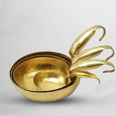 Chinese retro craftsmen hand forge copper spoons