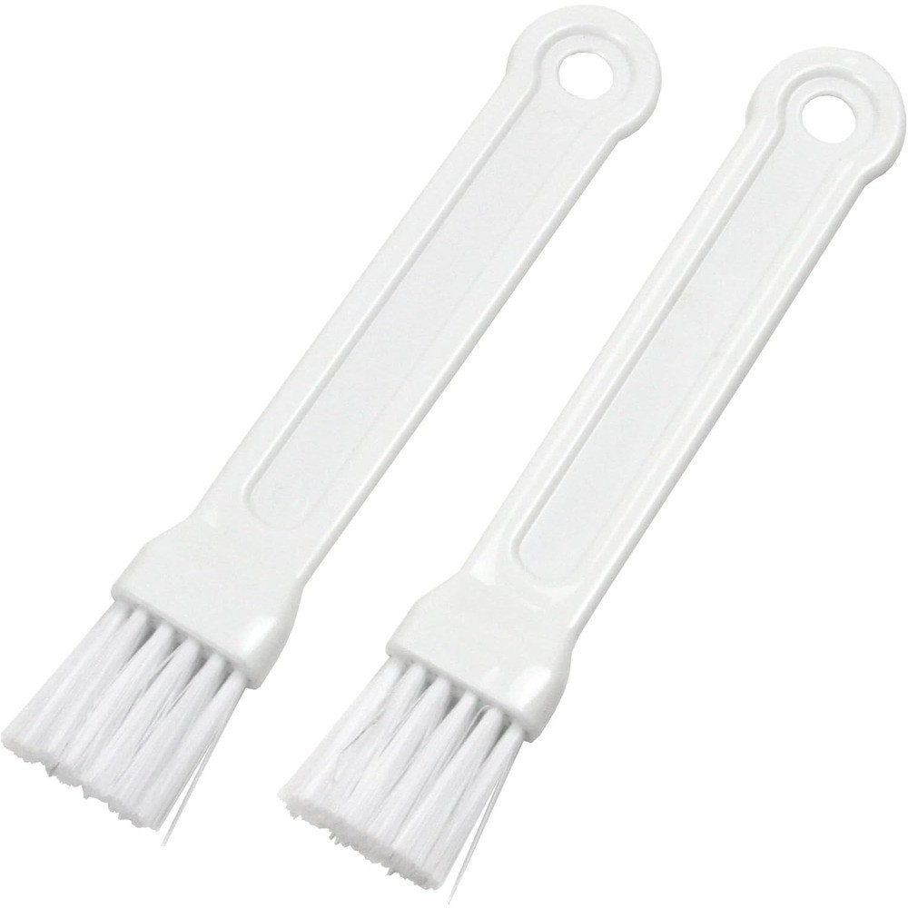 Mini Pastry Brush Set of 2 Plastic 7 Inch Baking Brush White 1 Inch Wide