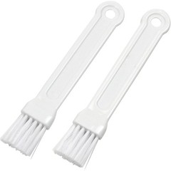 Mini Pastry Brush Set of 2 Plastic 7 Inch Baking Brush White 1 Inch Wide