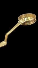 Bronze Tadka pan, Kai Urali, Traditional polished Val Uruli ,Uruli with a