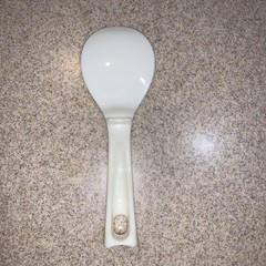 Rice Serving Paddle Ivory Color Unbranded