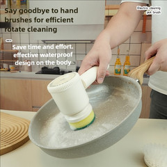 Electric Cleaning Brush Multifunctional Handheld Power Scrubber Kitchen Bathroom