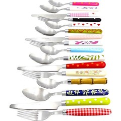 Mosaic Utensil Set 16 Piece Stainless Steel Dishwasher Safe Casual Dining Gift