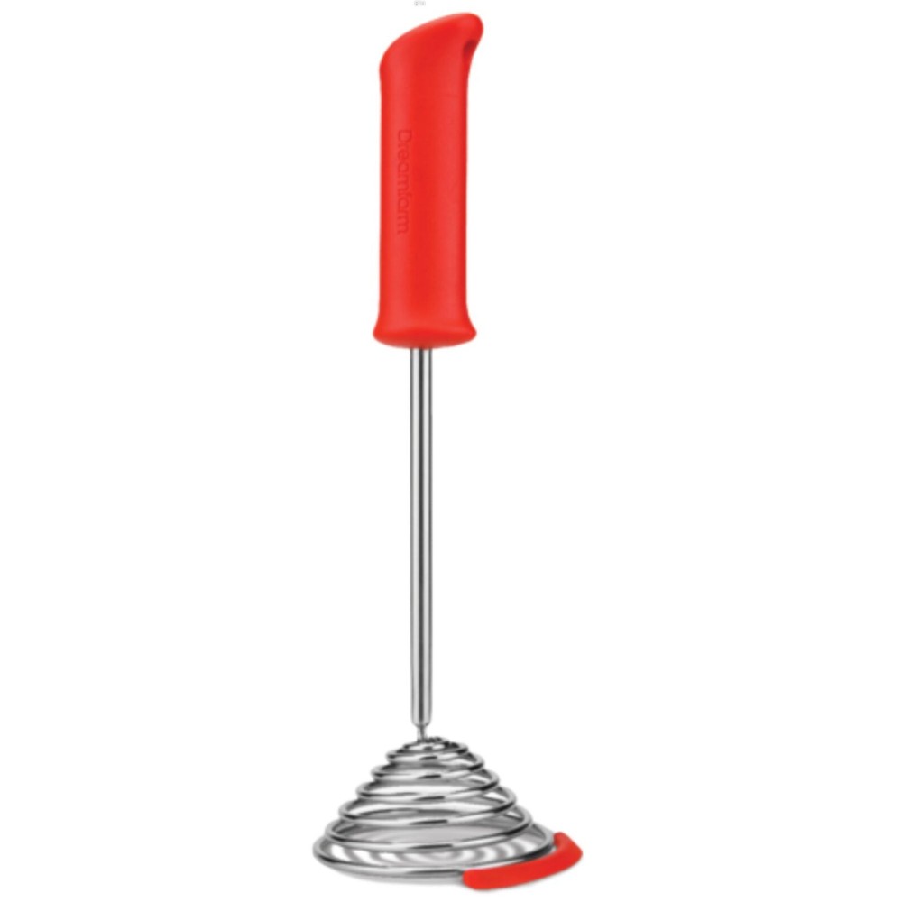 Dreamfarm Smood Potato Masher Stainless Steel Red Handle Press N Mash NEW