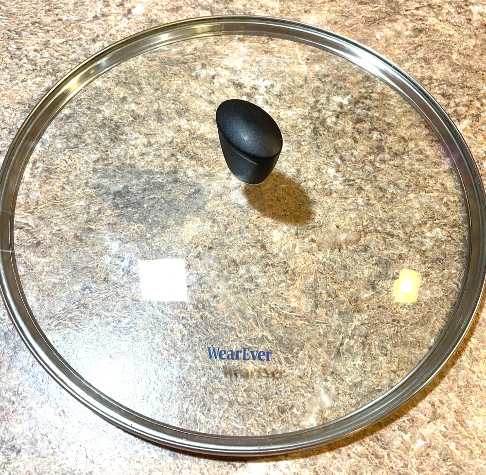 12″ Wearever Stainless Glass Lid for Frying Pan Skillets Tempered Replacement