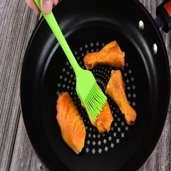 Silicone Oil brush, for BBQ Kitchen Cooking Baking and Grilling (4 PCS,Rose red)